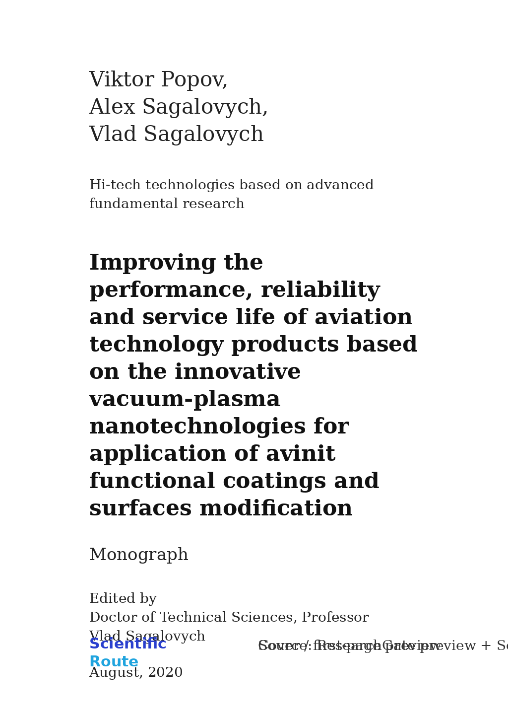Avinit aviation monograph